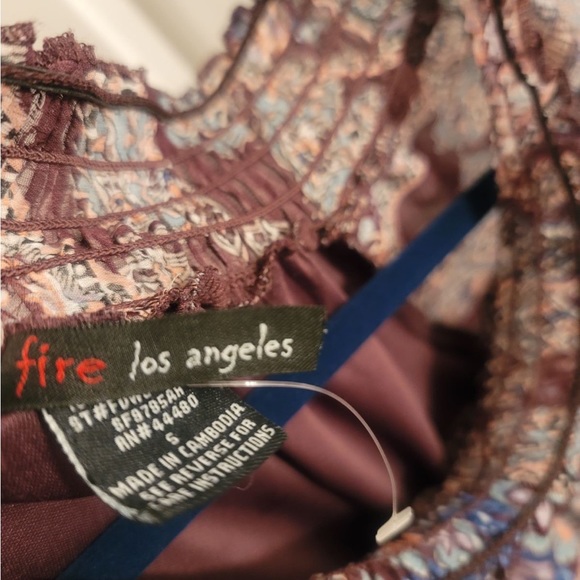 Fire Los Angeles Midi Dress size small - Picture 3 of 3